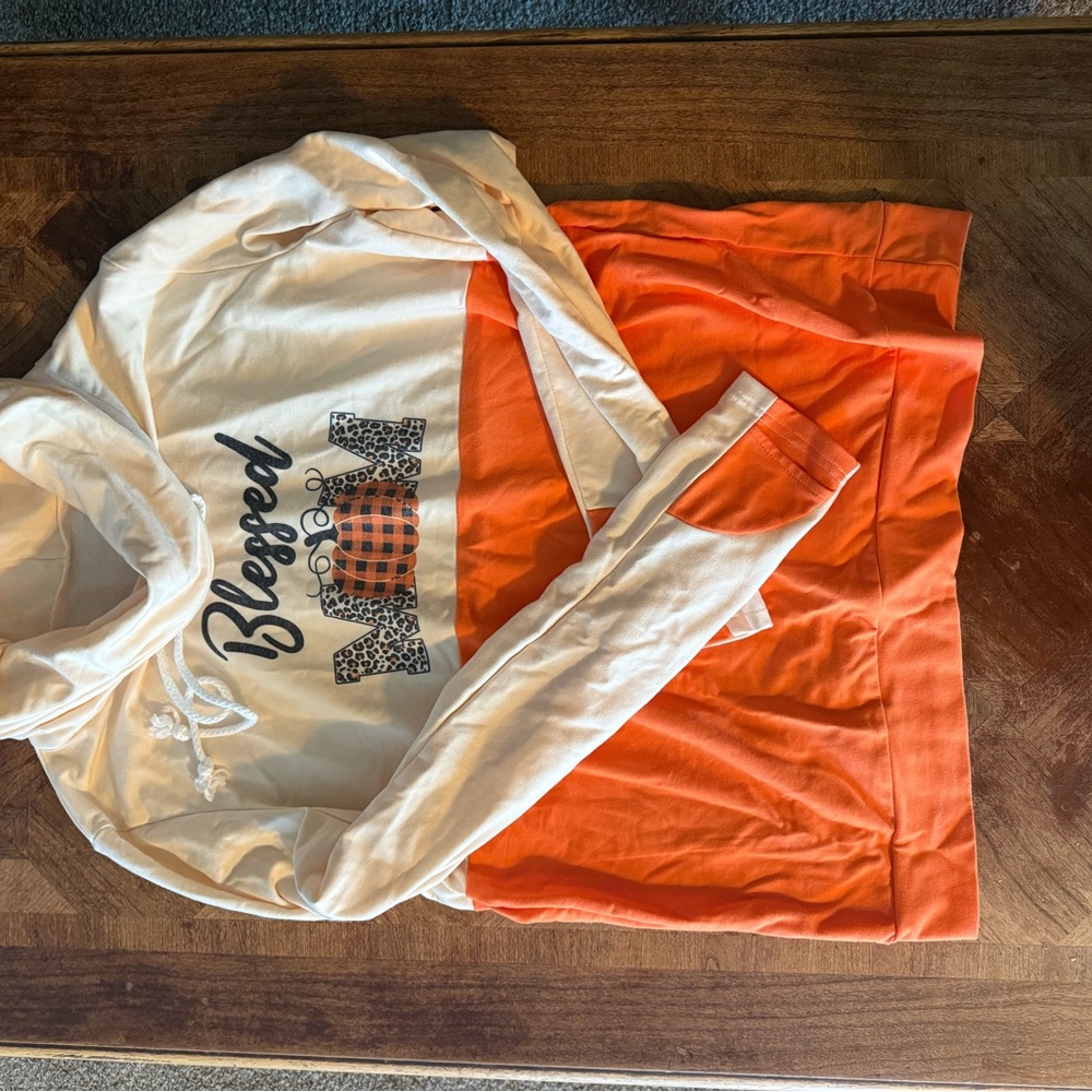 Blessed Mom Hoodie and Skirt Set